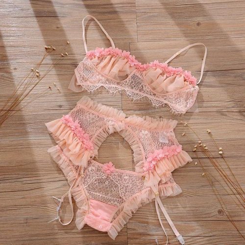 4in1CuteOpenCupDesignLingerieSet8